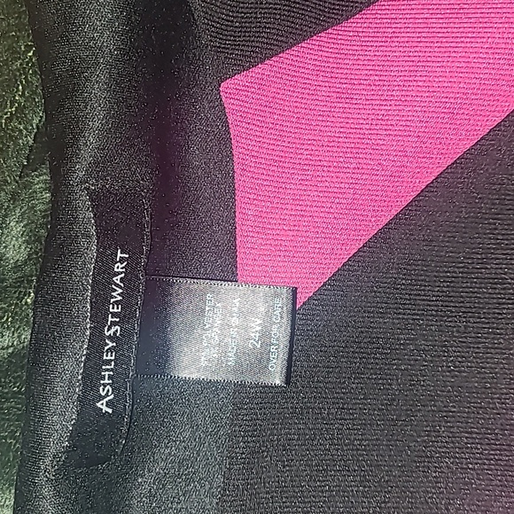 Ashley Stewart sunburst magenta dress - Picture 2 of 3